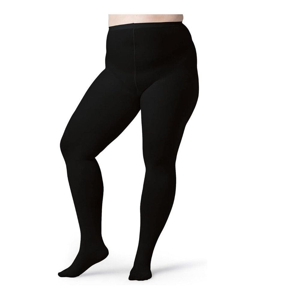 Compression Tights Tummy Control Black M, L